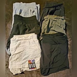 Lot of 6 Womens Athletic/Running Shorts (S,M)
